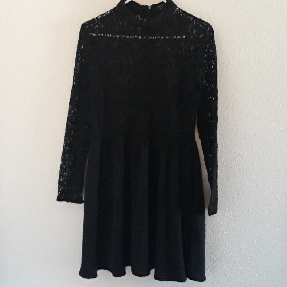 Black skater dress